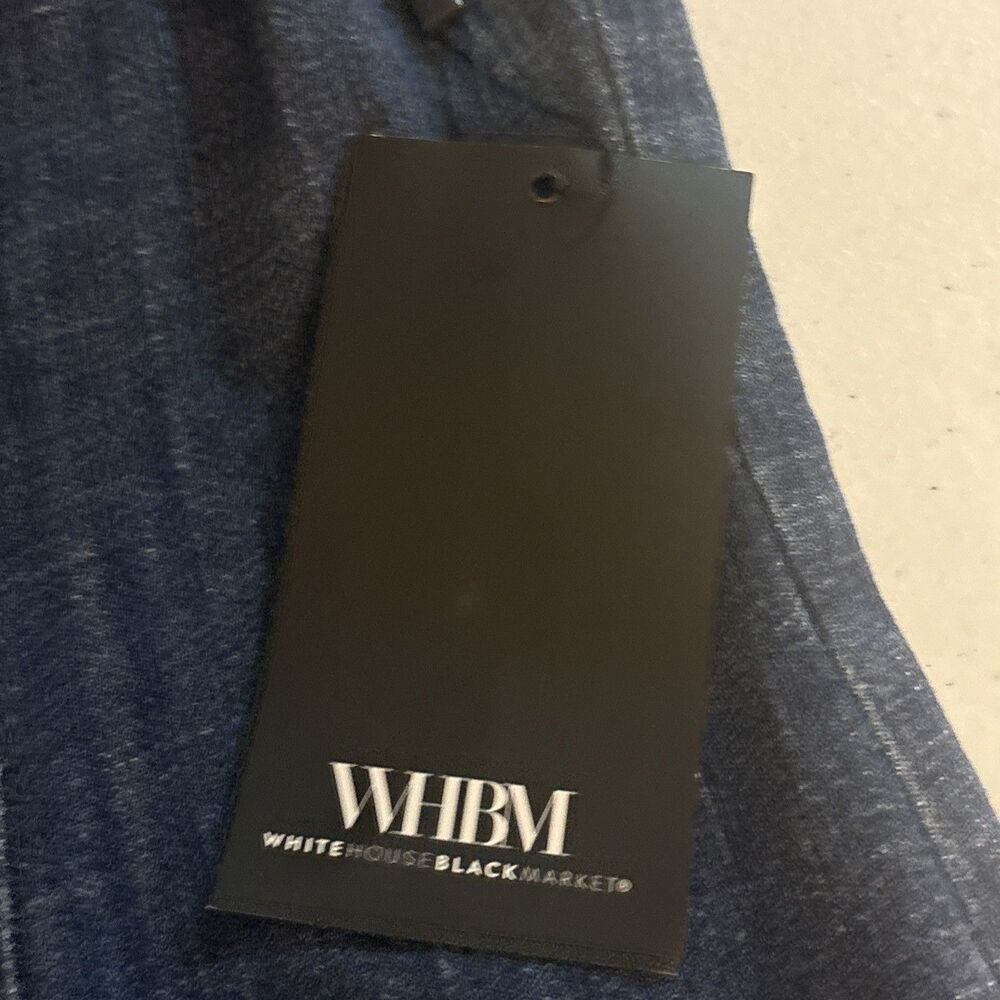 Anthropologie WHBM Women’s SL Denim Mini Sheath Dress Med Wash Sleeveless Sz 6 - Picture 11 of 16